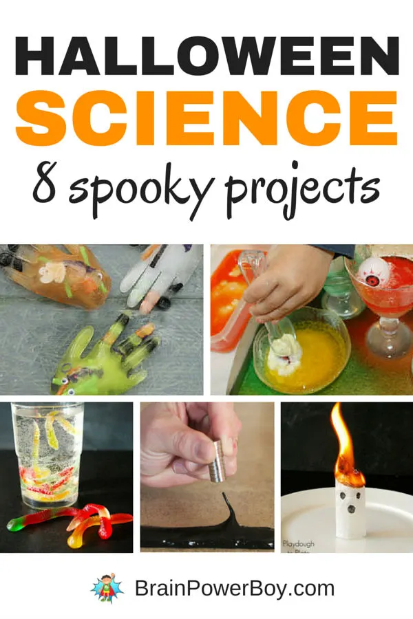 For totally cool Halloween Science fun you have to try these 8 spooky experiments. The kids will ask to do them again and again. #8 is so neat!