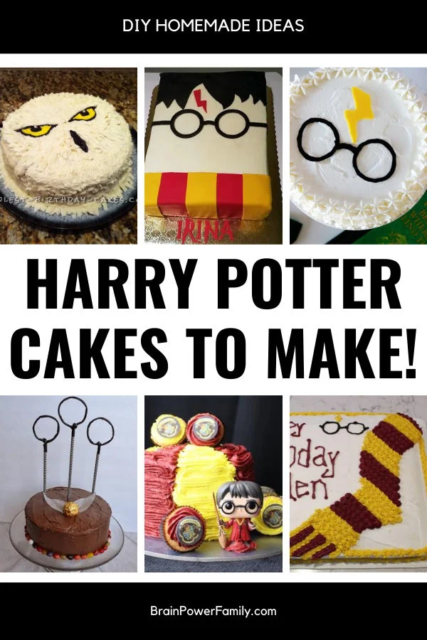 Easy Harry Potter Cakes to Make at Home! - Brain Power Family