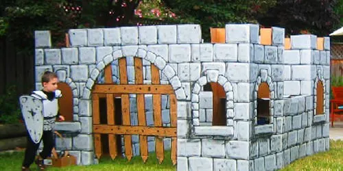 How to make a Cardboard Castle for Outside