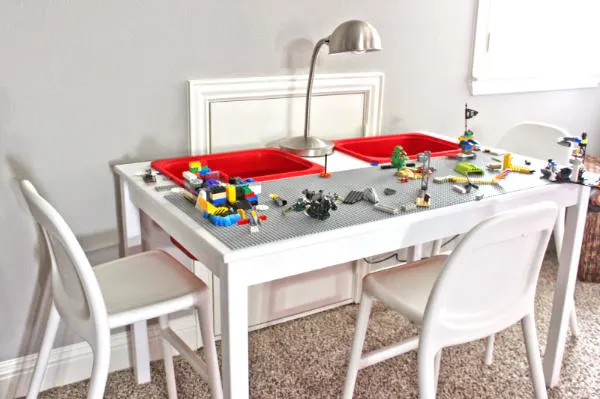 How to hack a large LEGO table for older kids - IKEA Hackers