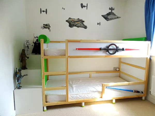 IKEA Hack Kura Star Wars Bed