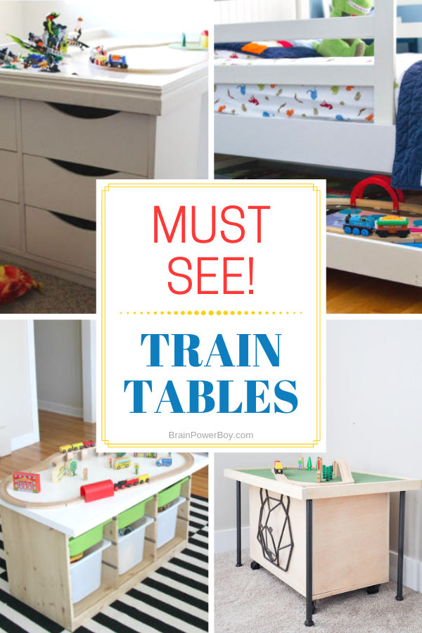 train table with storage