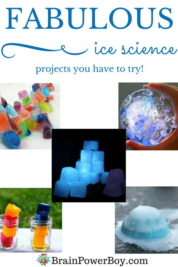 Ice science projects are great for summer or winter and these choices are simply fabulous! Homeschoolers, teachers, and parents, you can get all the wonderful ice science ideas you need by clicking the image.