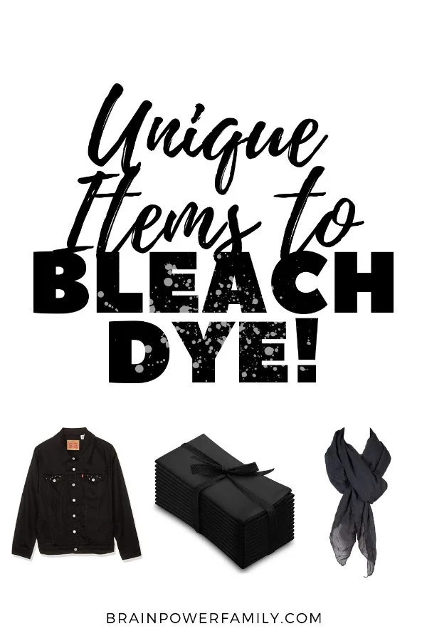 Bleach Tie Dye Items