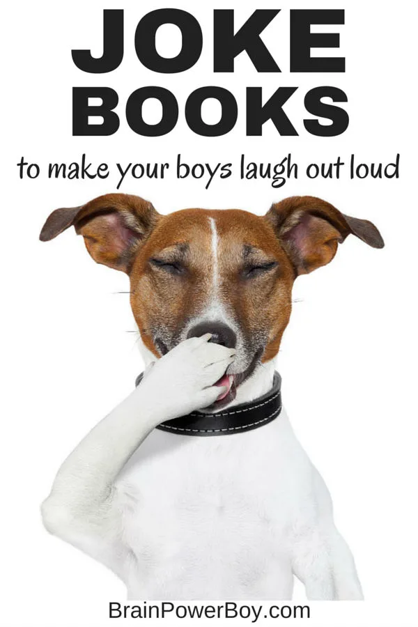Very funny joke books to get your boys laughing - and reading!