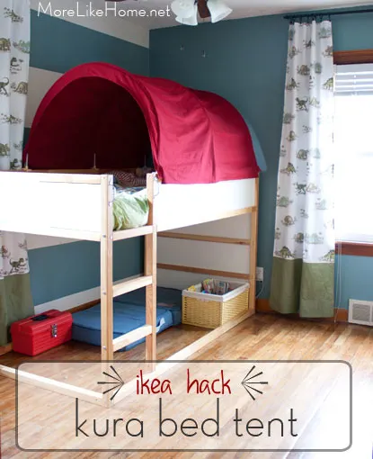 Kura Tent Bed IKEA Hack