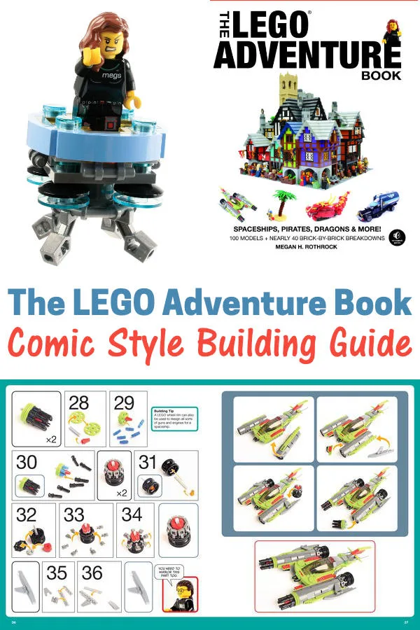 The LEGO Adventure Book - Inst;ructions for 40 Builds!