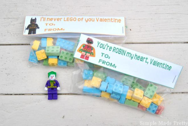 LEGO Batman and Robin Valentines