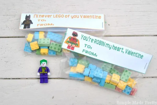 LEGO Batman and Robin Valentines