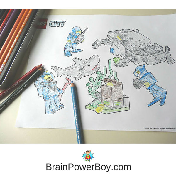 lego city undercover coloring pages