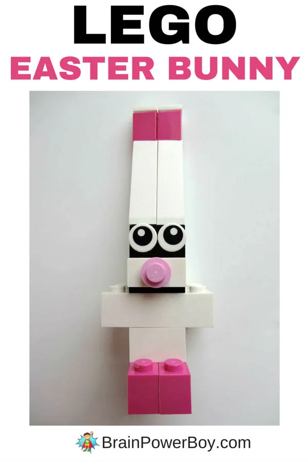 Make a LEGO Easter bunny! This is a great project for kids. It is easy to build and goes together quickly. Click image for LEGO Easter Rabbit building instructions.
