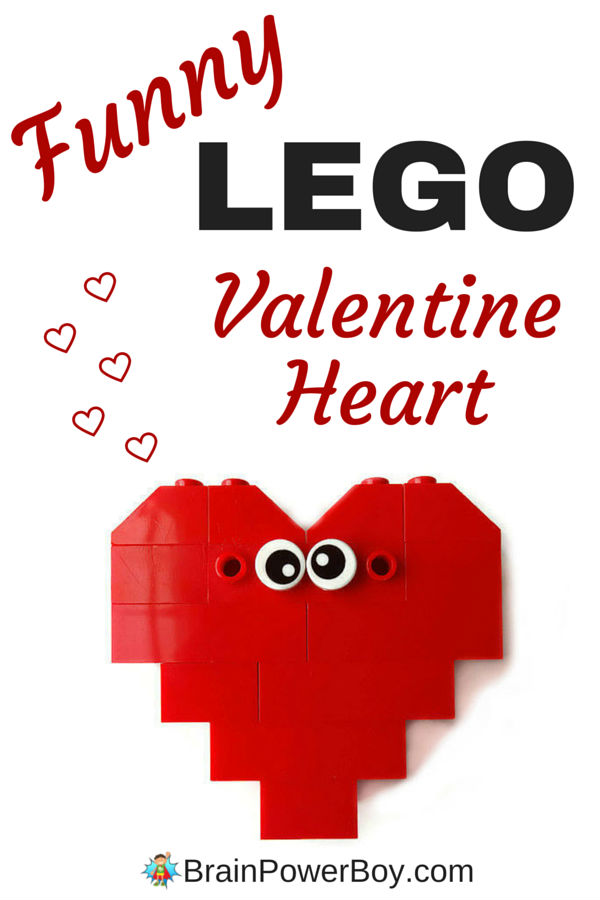 Make a Funny LEGO Heart! Instruction Video Included