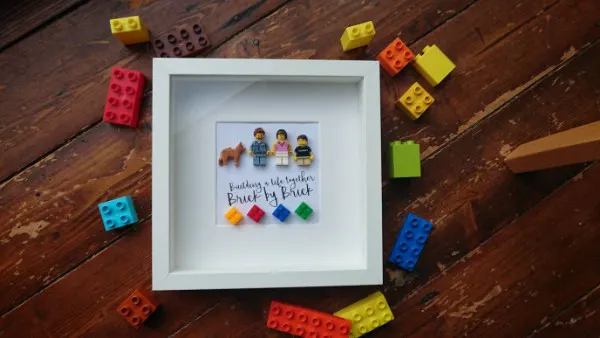 lego family portrait gift