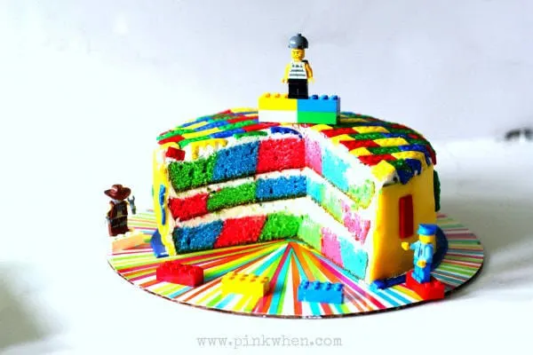 Simple lego cake discount ideas