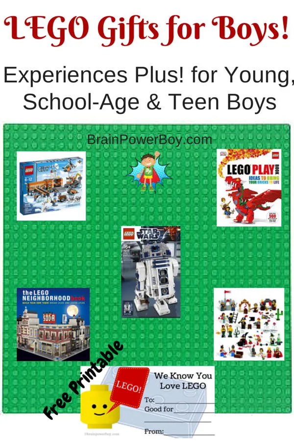 Experiences Plus LEGO Gift Guide for Boys!