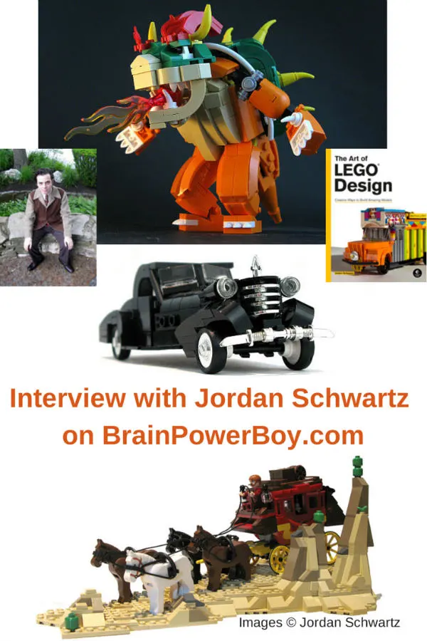 Interview with LEGO Brick Artist Jordan Schwartz. Hear what Jordan has to say about learning with LEGO.