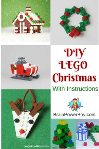 DIY LEGO Christmas! Includes instructions for adding some LEGO fun to your Christmas.