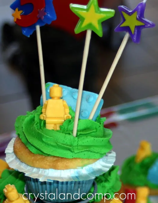 LEGO Man Cupcakes