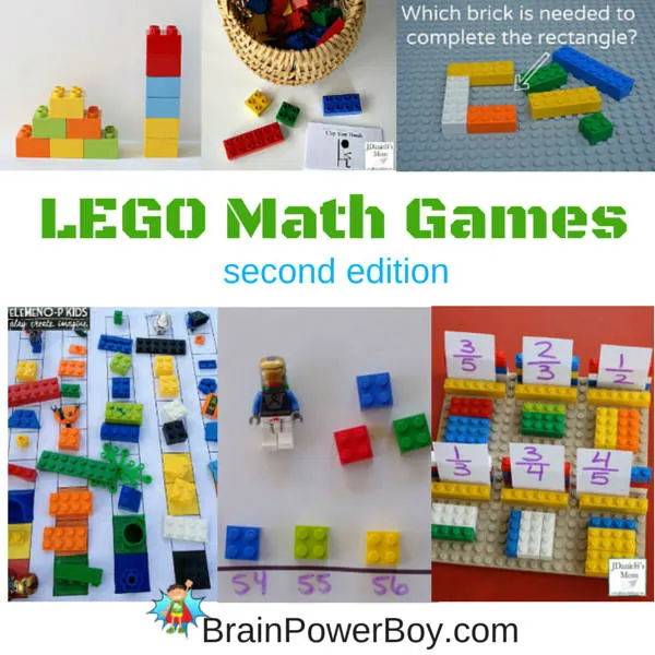 Collection of super fun, hands-on LEGO Math Games. LEGO Learning at its best.