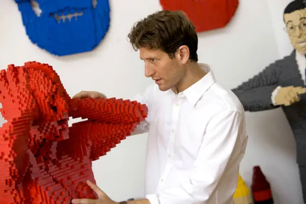 LEGO Nathan Sawaya Working in Studio