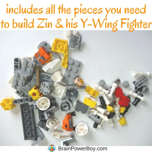 Get exclusive minifigure Zin and build the exclusive LEGO set Y-Wing Starfighter included with the DK Build Your Own Adventure book! (ad)