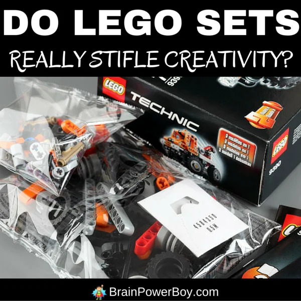 Do LEGO sets really stifle creativity? Are sets ruining your child's ability to use his imagination ? Should you stop buying sets and stick to boxes of bricks? Click to read.