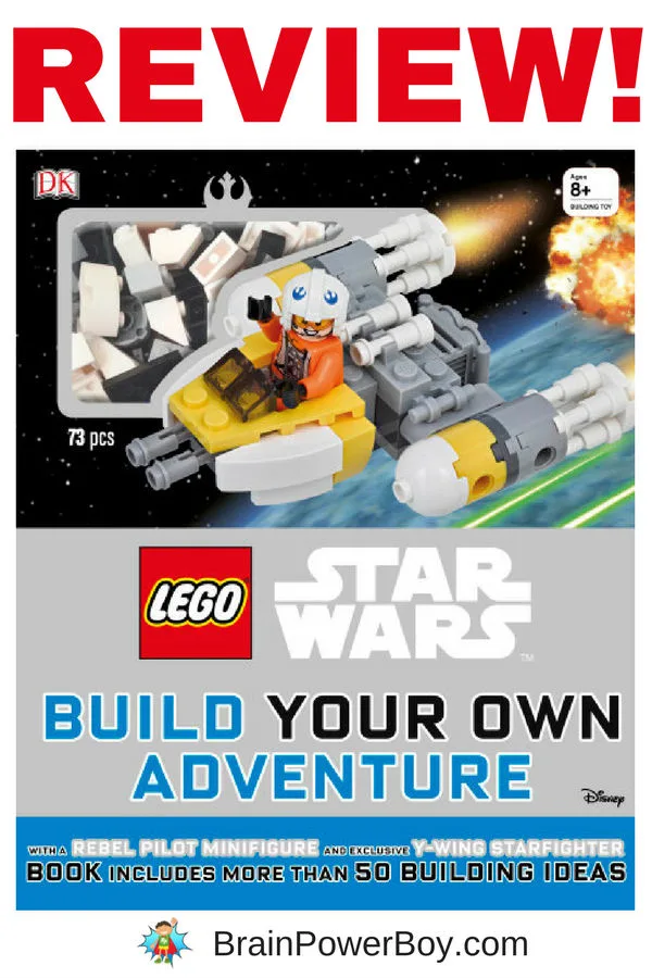 Review of LEGO Star Wars Build Your Own Adventure published by DK. (ad) You have to see the cool items that come with this book!