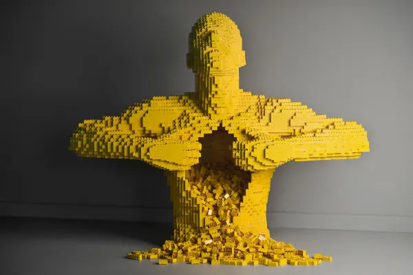 LEGO Yellow by Nathan Sawaya