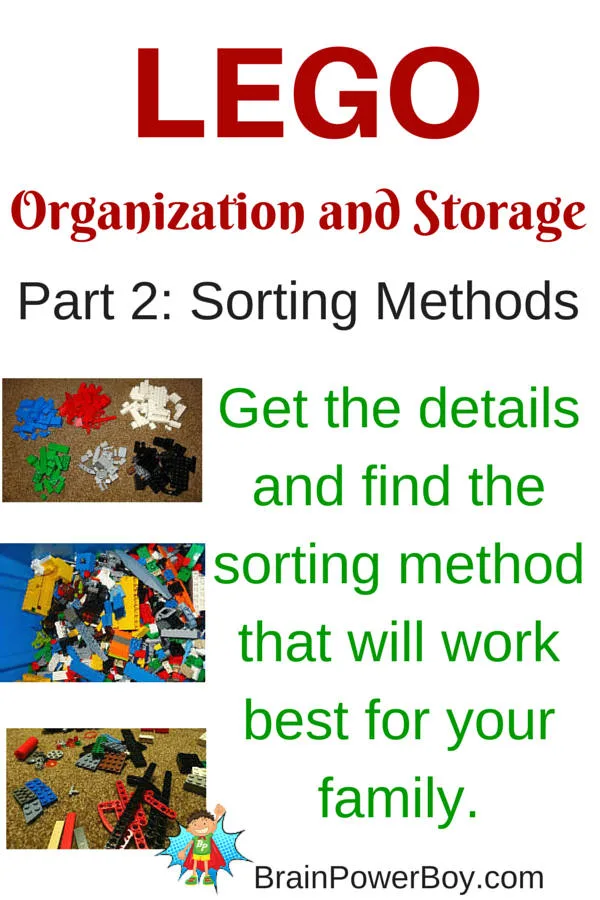 LEGO Organization and Storage Considerations