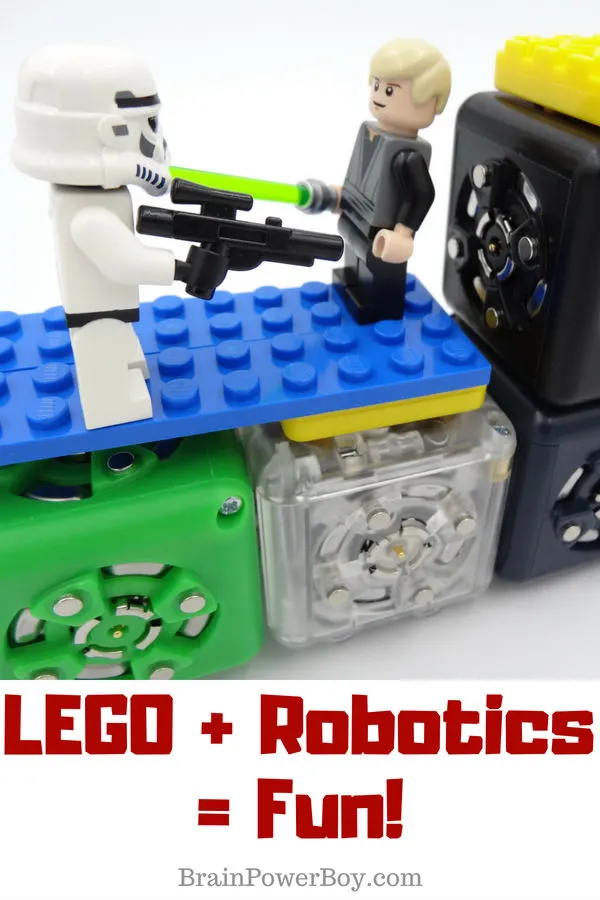 I found a really cool robotics kit that lets you combine LEGO and their blocks. You have to see this! (with #ad Home Science Tools.)
