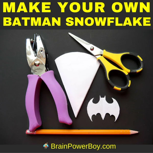 Holy snowflake, Batman! Make your own Batman snowflake! Easy to follow instructions for a "super" Batman snowflake pattern.