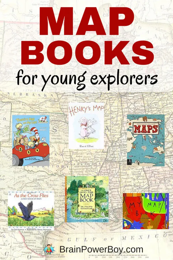 Kids love maps and these map books are perfect for encouraging their curiosity. {part of a free map unit study} Click to see all of the titles and links to other map resources.