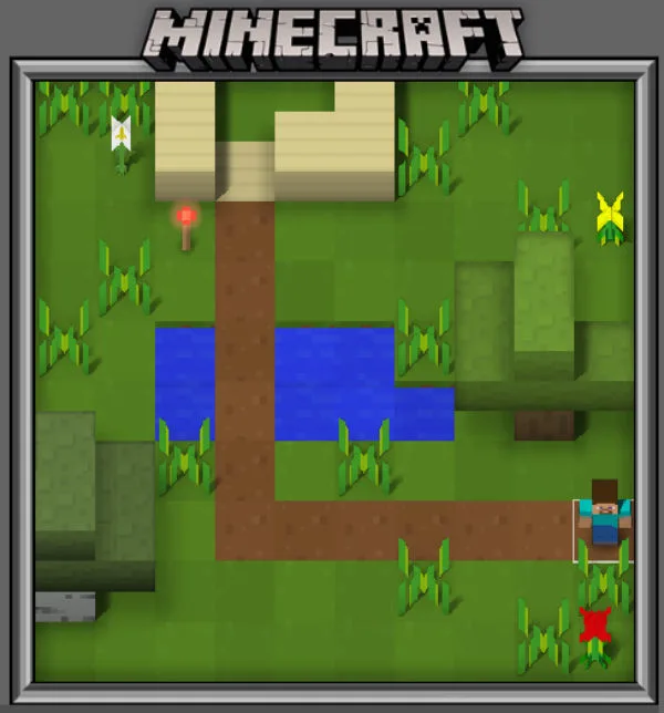 Kids like Minecraft? Get them interested in learning how to code with this Minecraft Coding game.