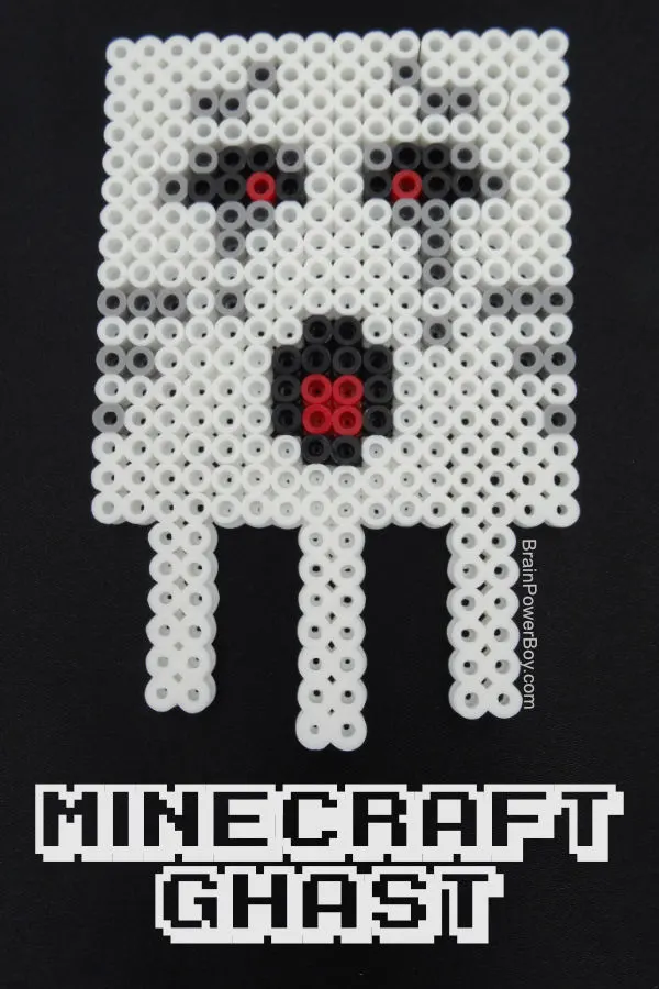 Minecraft Perler Bead Pattern: Ghast