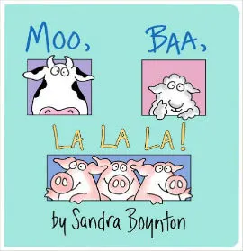 Moo Baa La La La is the perfect read aloud board book