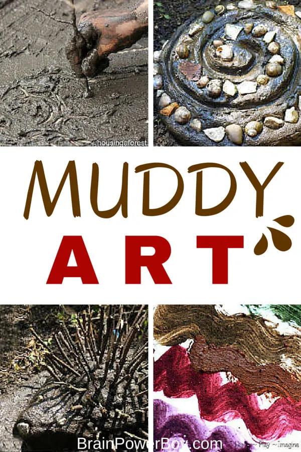 Mud and art? You bet! Try a these incredible muddy art projects for a wonderfully different art experience. Plus see the best mud activities ever.