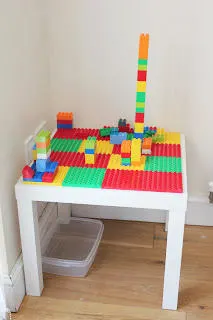 Multicolor Duplo Table