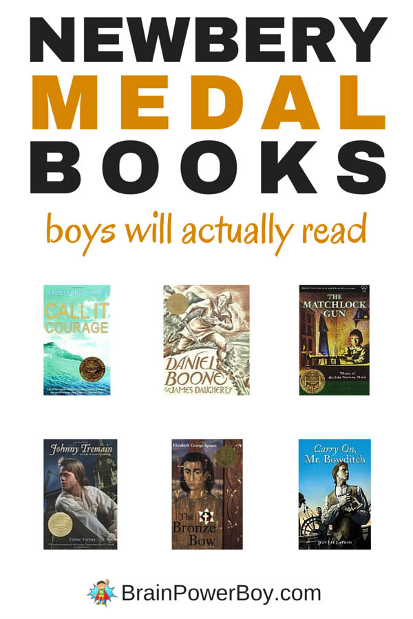 Newbery Medal Winners Boys will Actually Read!