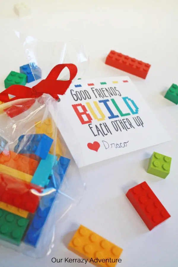 Non Candy Lego Valentine