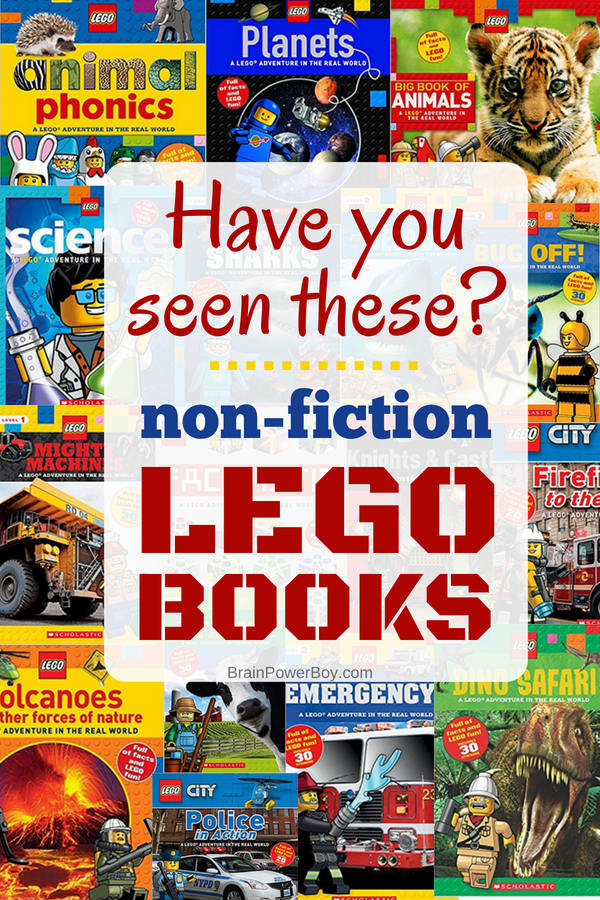 Did you know there are some incredible non-fiction LEGO books available? It's true! Totally worth getting! Click to see them all.