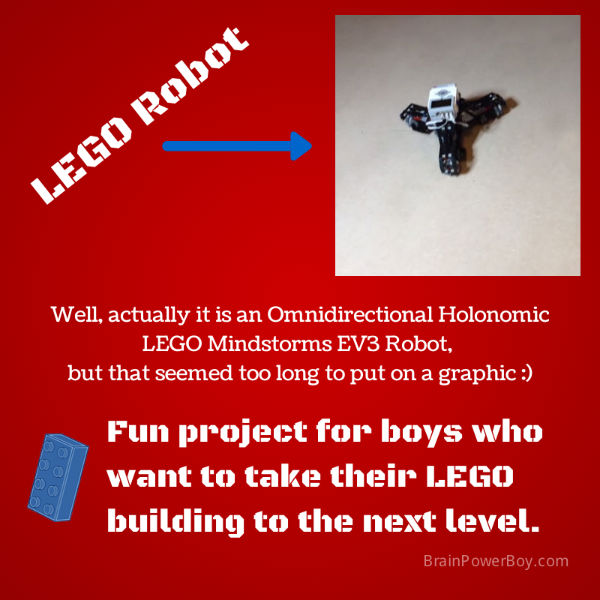 Omnidirectional LEGO Robot | BrainPowerBoy