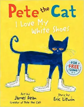 Pete the Cat I Love My White Shoes is one of our 100 best picture books for boys picks.