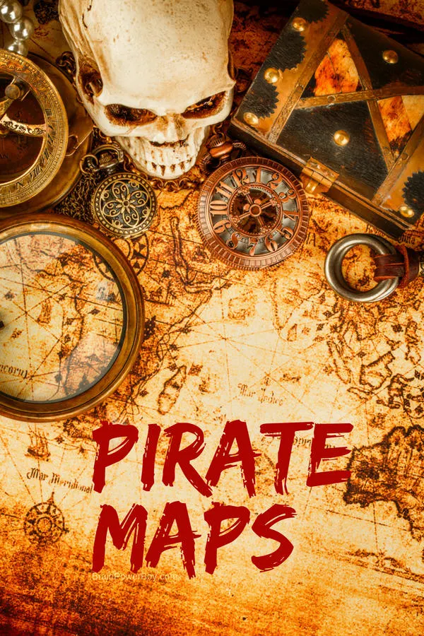 Learn about pirate maps and navigation! Part of an awesome pirate unit study that kids absolutely love.