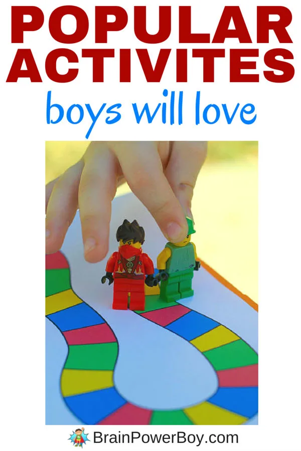 We rounded up our most popular activities for boys in one place. You will find LEGO math, LEGO science, LEGO coloring pages, sight word games, dinosaur activities, free printable games and more! Click the image to access all the great activities.