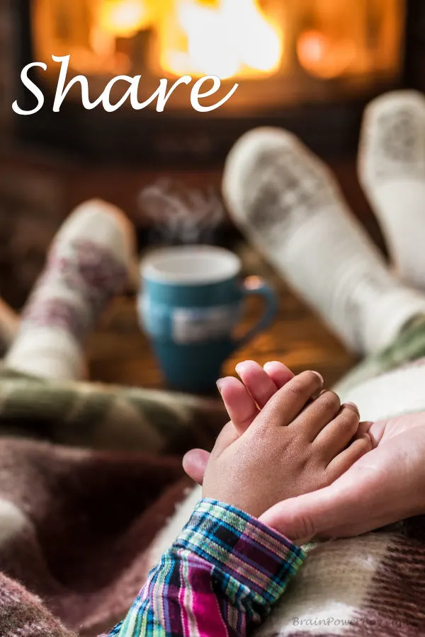 Child and mother holding hands by first sharing stories