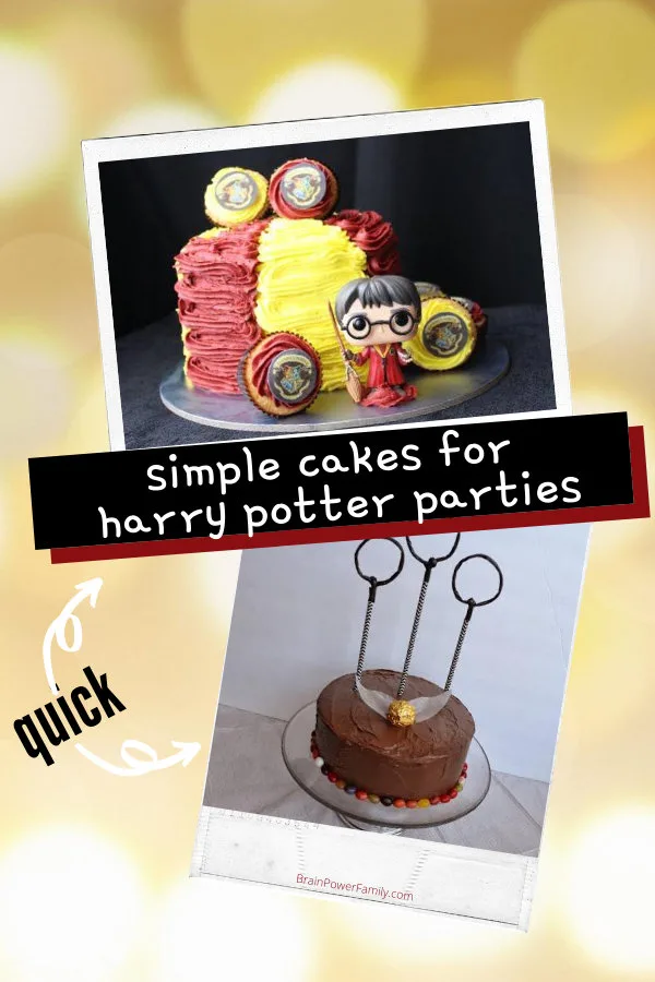 Simple Cakes for Harry Potter Parties