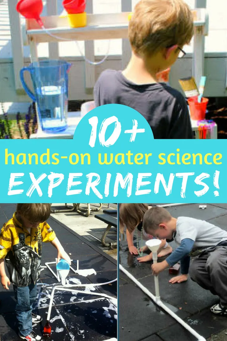 Looking for some interesting hands-on science experiments with water? Click to see them all. Hands-on learning is incredible!! They won't want to stop trying these ideas.