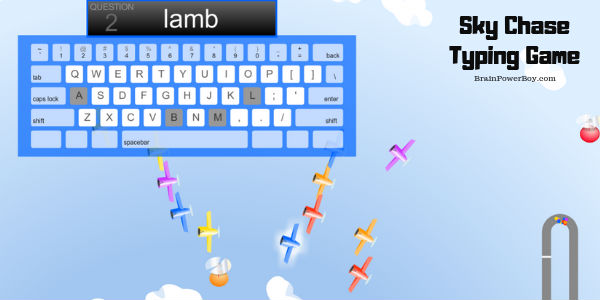 If your kids like airplanes, this is the typing game to try.