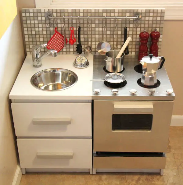 Stainless Play Kitchen
