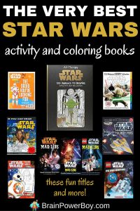 Star Wars Activity and Coloring Books - Brain Power Family